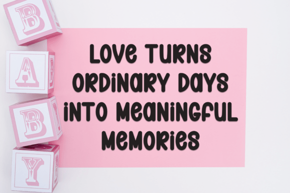 Preppy Cupcake Font PNG with transparent background - Preview 4