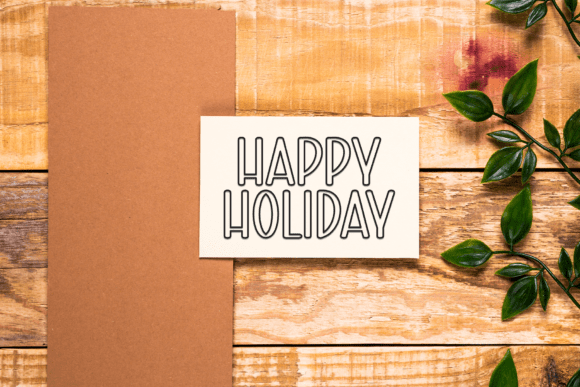 Santa Colorful Font PNG with transparent background - Preview 2