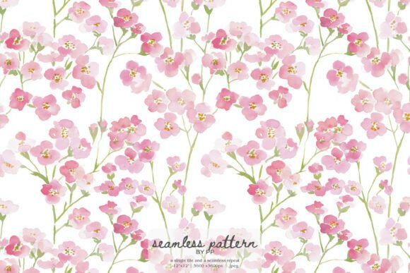 Soft Pink Floral Pattern