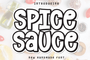 Spice Font Lettering Spice Sauce Font by Misterletter.co · Creative Fabrica