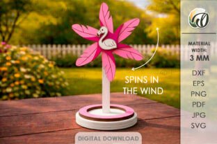 3D Pinwheel Stands Bundle Laser Cut · Creative Fabrica