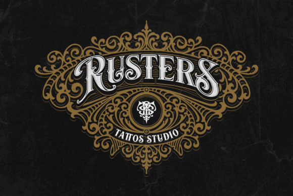 Atomic Rust Font - Preview 3