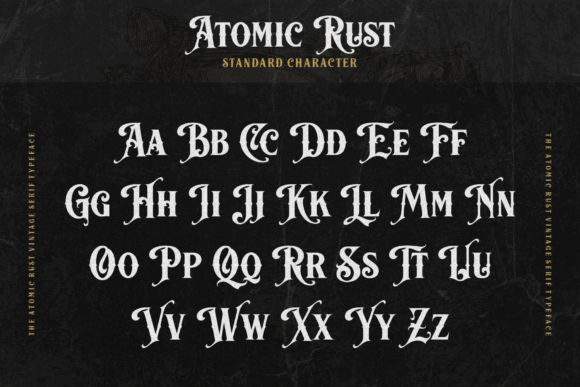 Atomic Rust Font - Preview 5