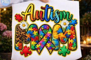 Autism Mom Puzzle Piece Awareness PNG Graphic by AVA DIGITAL · Creative ...