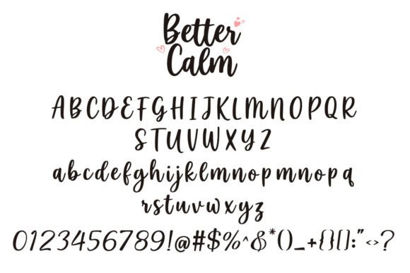 Better Calm Font - Preview 3