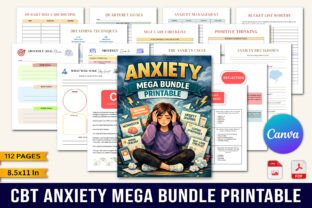 CBT Anxiety Mega Bundle Printable Plan Graphic by designmela01 ...