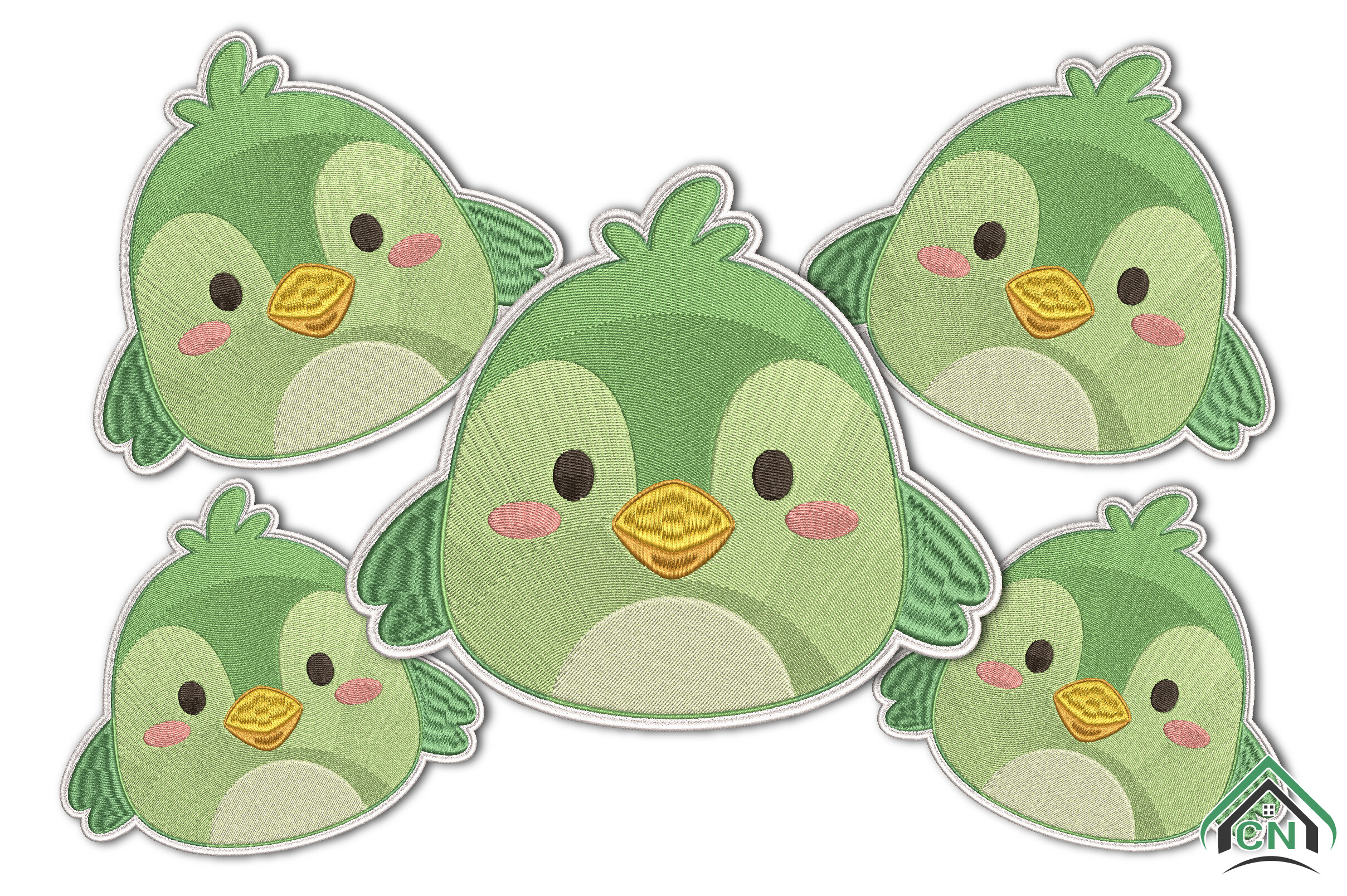 Cute Little Bird Embroidery Design