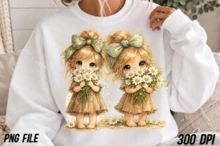 Cute Whimsical Girls PNG Designs Graphic by PrintExpert · Creative Fabrica