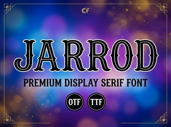 Jarrod Font PNG with transparent background - Preview 1