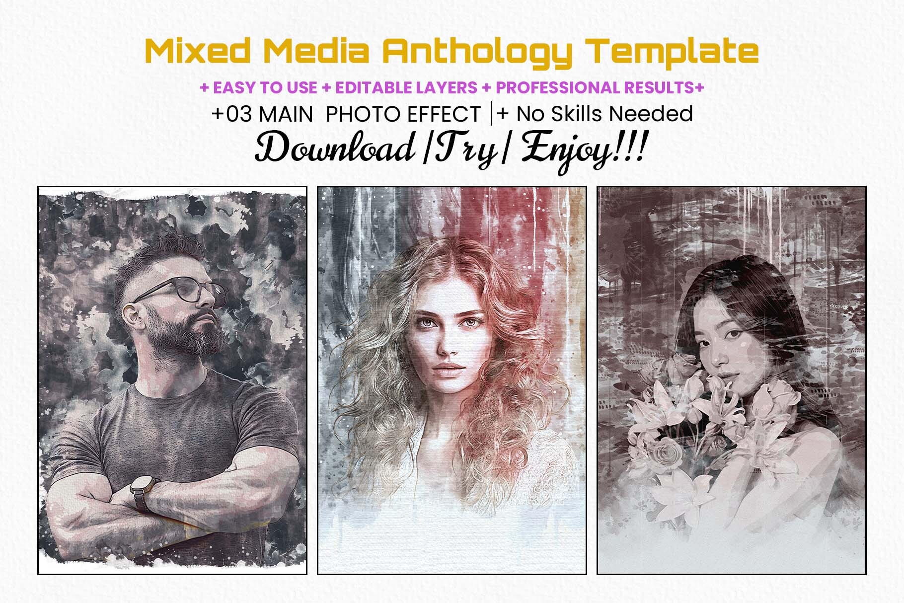 Mixed Media Anthology Template
