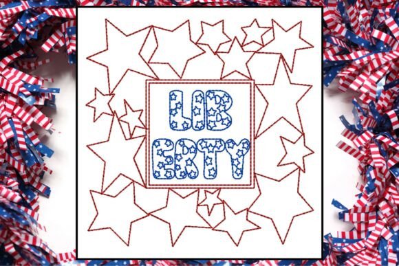 Patriotic Line Art - "Liberty"