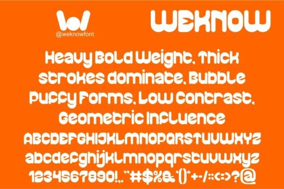 Playful Gravity Font PNG with transparent background - Preview 4