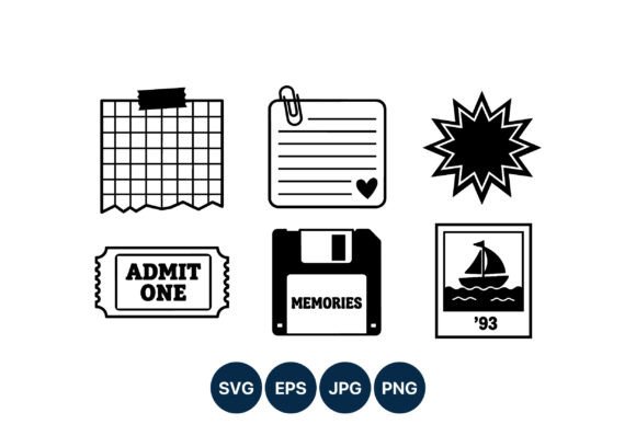 Retro Memories Disk and Admit Ticket