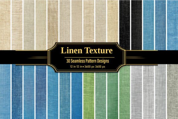 Seamless Linen Texture Digital Papers