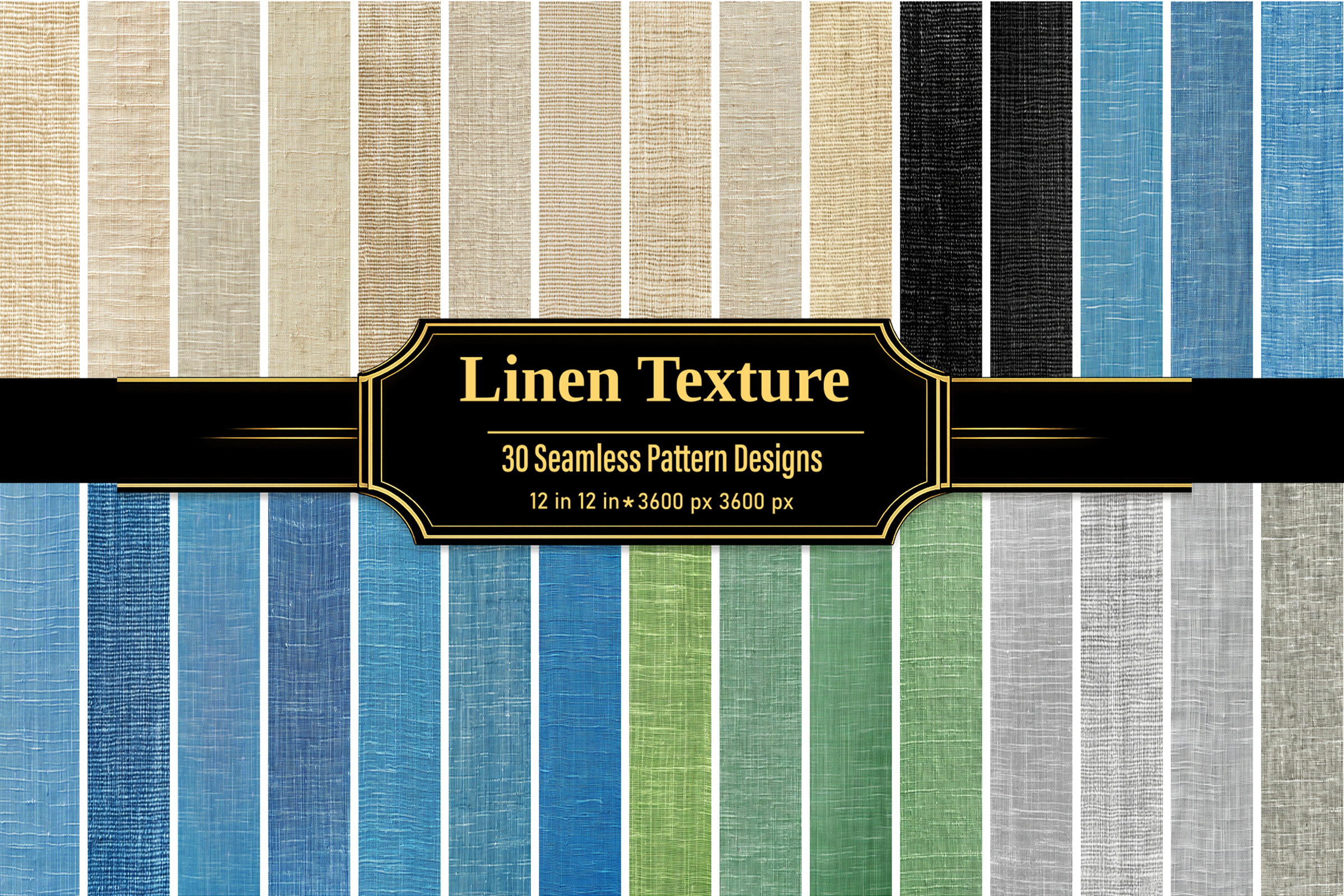 Seamless Linen Texture Digital Papers