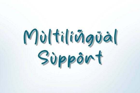 Segala Rindu Font PNG with transparent background - Preview 4