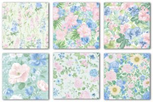 Summer Floral Digital Paper Graphic by Precision Patterns · Creative ...