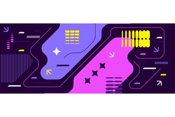 Abstract Futuristic Modern Background