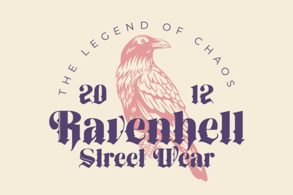 Anestrals Font PNG with transparent background - Preview 3
