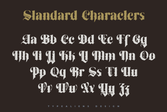 Anestrals Font PNG with transparent background - Preview 6