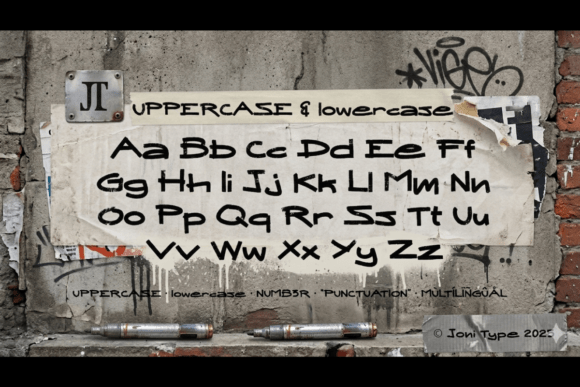 Artsytechra Font - Preview 1