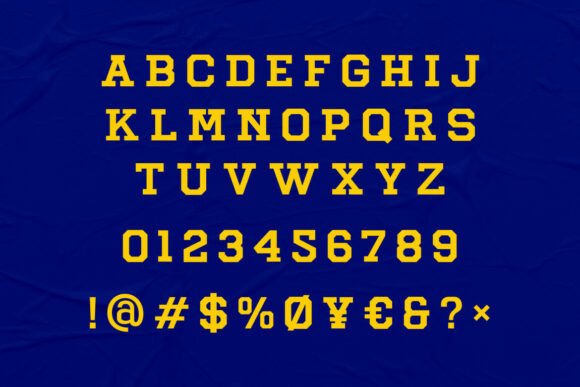 Borgard Font PNG with transparent background - Preview 1