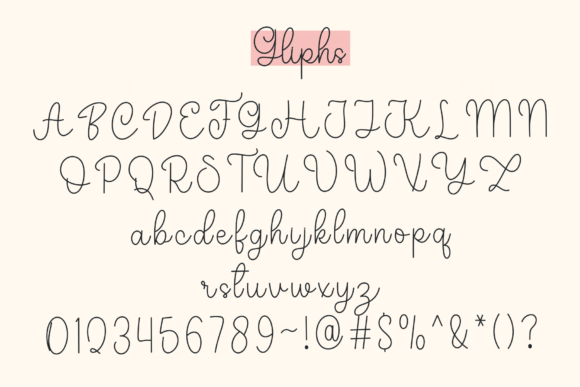 Brightly Shining Font - Preview 2