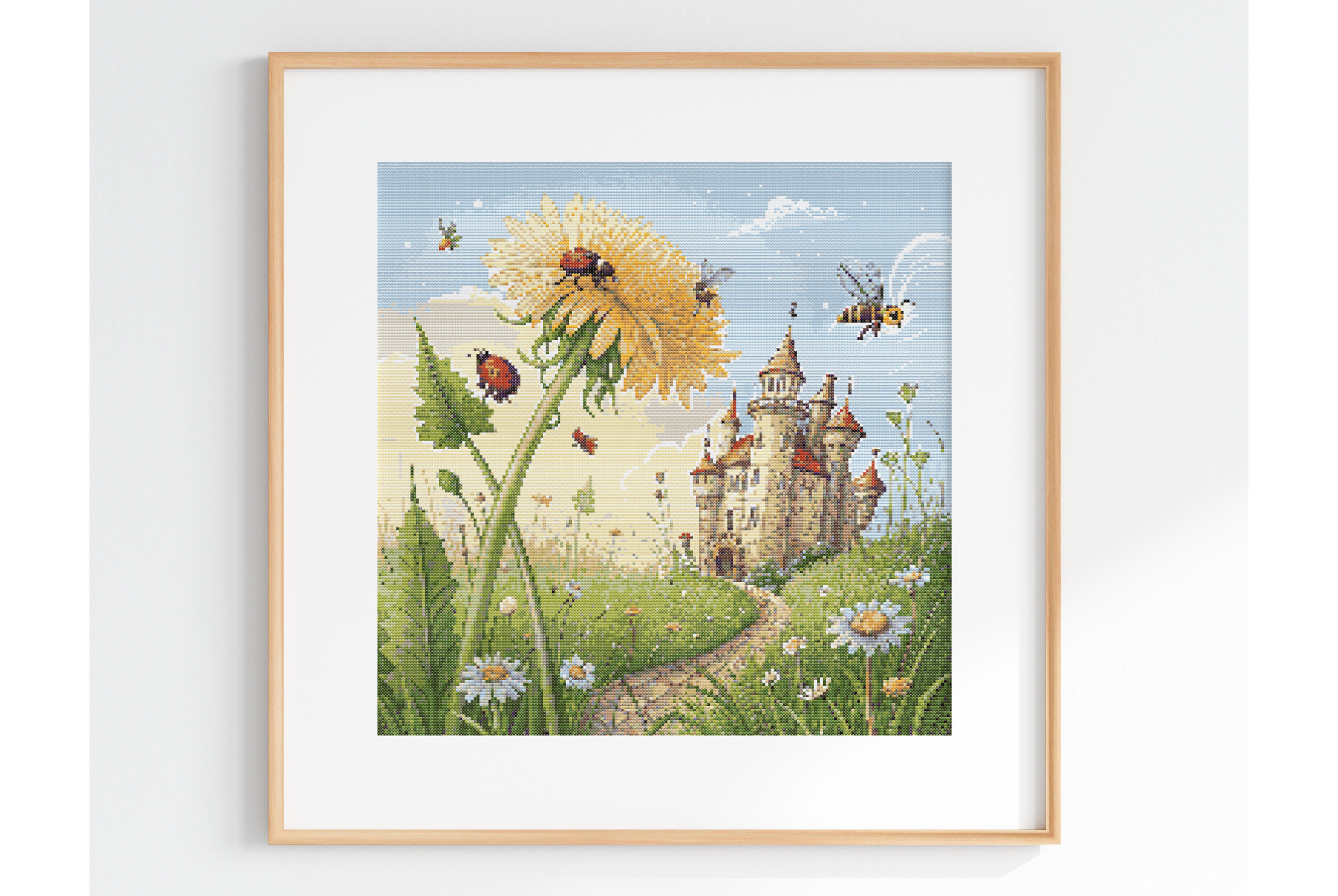 Bumblebee Cross Stitch Pattern