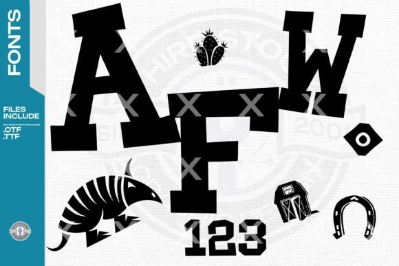 Chaotic Cowboy Font - Preview 1