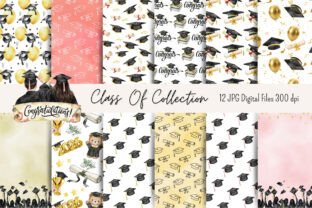 Class of Collection Digital Papers Graphic by Maná Design · Creative ...
