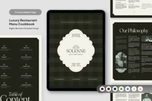Digital Cookbook Brochure Forest Edition