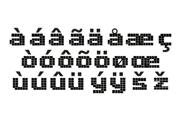 Dot Monolith Brutal Font - Preview 4