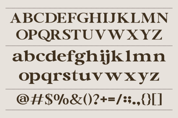 Enerecia Font - Preview 1