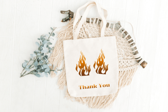 Flame Alphabet Set Font - Preview 6