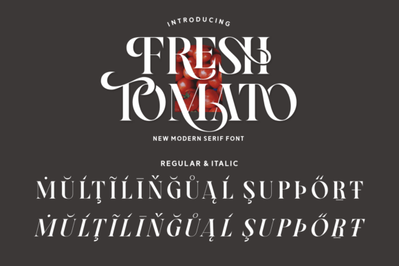 Fresh Tomato Font - Preview 6