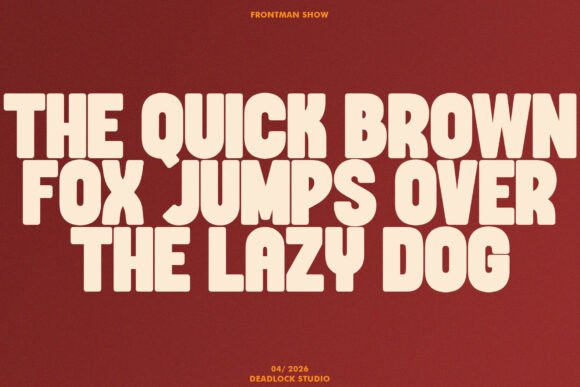 Frontman Show Font PNG with transparent background - Preview 2