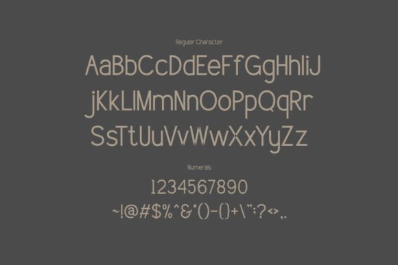 Gamaline Font - Preview 1