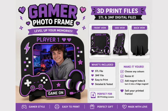 Frog Charm Keychain Bundle - STL & 3MF Files for 3D Printing - Image 11