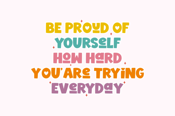 Kindness Quirky Font PNG with transparent background - Preview 2