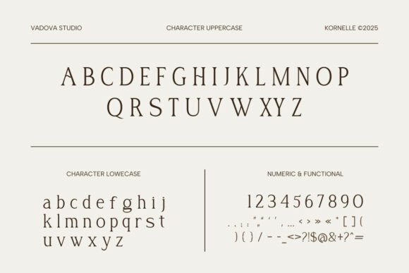 Kornelle Font PNG with transparent background - Preview 1