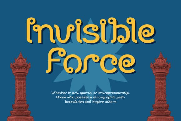 Krathong Font PNG with transparent background - Preview 4