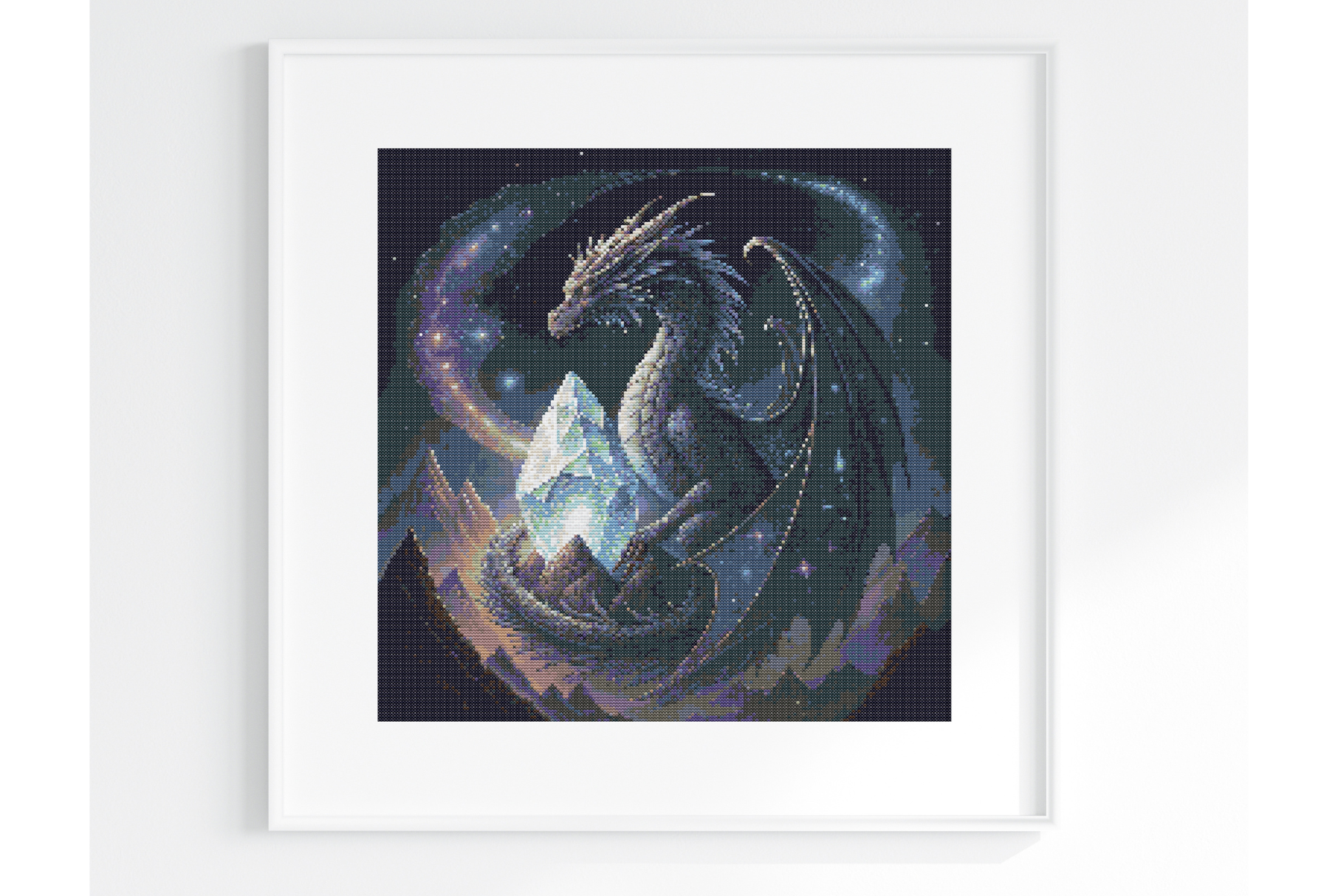 Magical Dragon Cross Stitch Pattern
