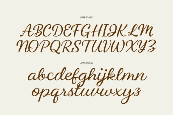 Marcelia Font PNG with transparent background - Preview 1