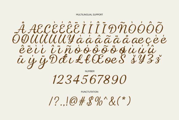 Marcelia Font PNG with transparent background - Preview 3