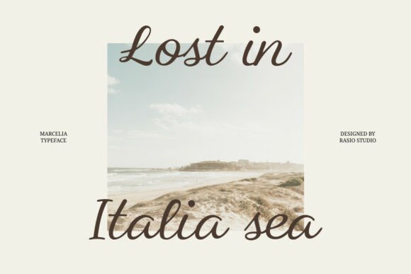 Marcelia Font PNG with transparent background - Preview 6