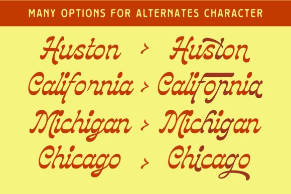 Megster Enthusiast Font PNG with transparent background - Preview 3