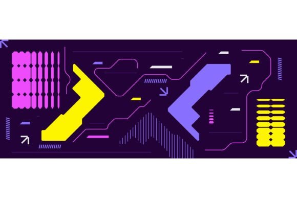 Modern Abstract Futuristic Background