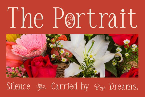 Montera Bloom Font PNG with transparent background - Preview 2