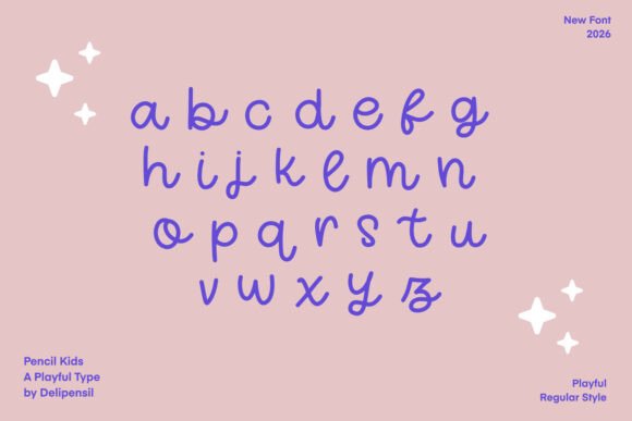 Pencil Kids Font font preview - 4