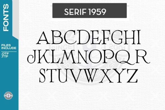 Serif59 Font font preview - 1